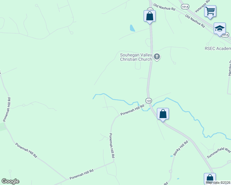 map of restaurants, bars, coffee shops, grocery stores, and more near 1 Farmington Road in Amherst