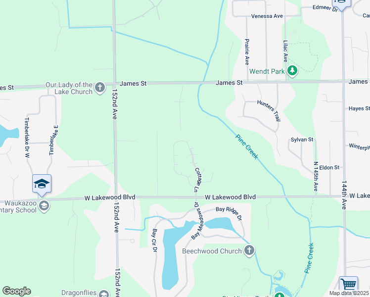 map of restaurants, bars, coffee shops, grocery stores, and more near 1025 Rippling Way in Holland