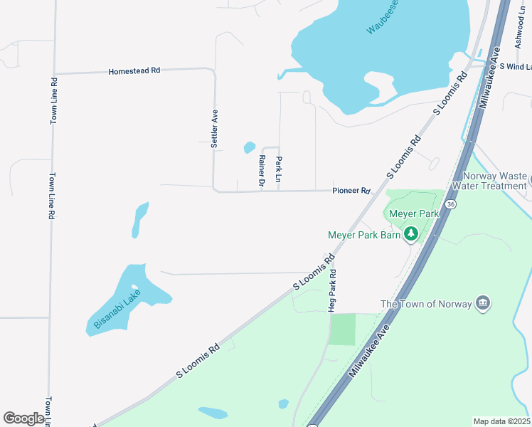 map of restaurants, bars, coffee shops, grocery stores, and more near 27209 Pioneer Road in Wind Lake
