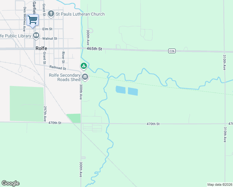 map of restaurants, bars, coffee shops, grocery stores, and more near in Rolfe