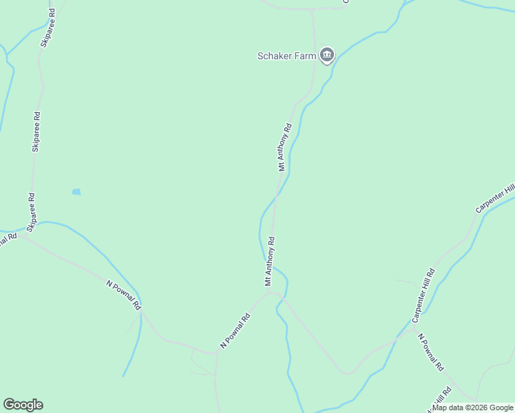 map of restaurants, bars, coffee shops, grocery stores, and more near 341 Mount Anthony Road in Pownal