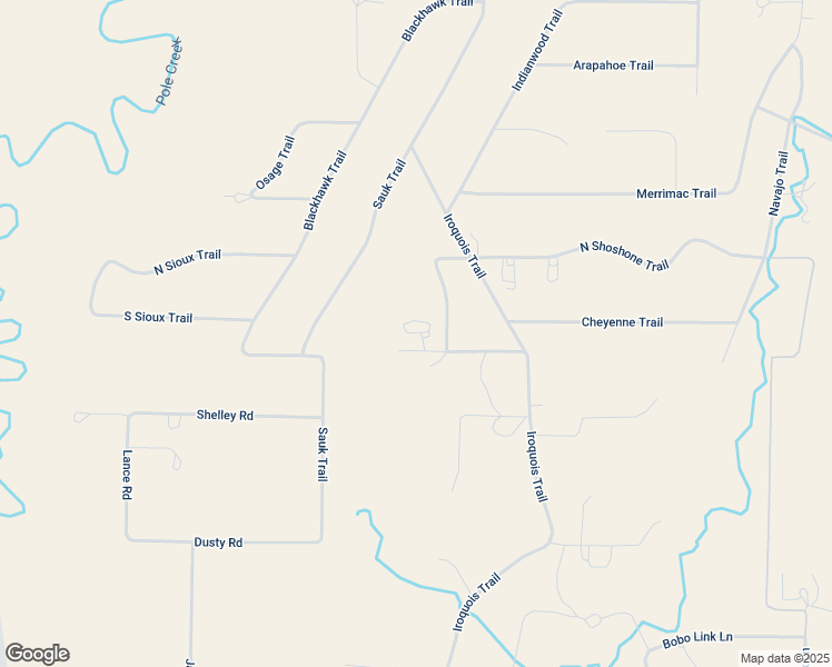 map of restaurants, bars, coffee shops, grocery stores, and more near 18 Blackfoot Trail in Pinedale