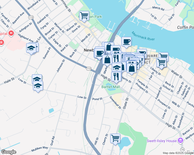 16 Vernon Street, Newburyport MA Walk Score