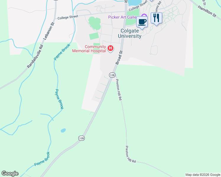 map of restaurants, bars, coffee shops, grocery stores, and more near 1935 Preston Hill Road in Hamilton