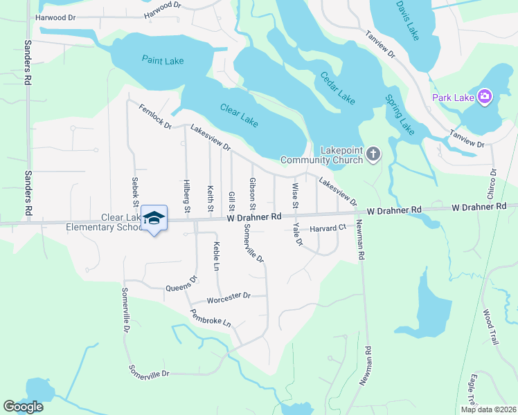 map of restaurants, bars, coffee shops, grocery stores, and more near 927 Gibson Street in Oakland County