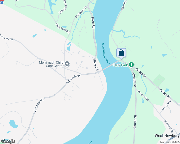 map of restaurants, bars, coffee shops, grocery stores, and more near 24 East Main Street in Haverhill