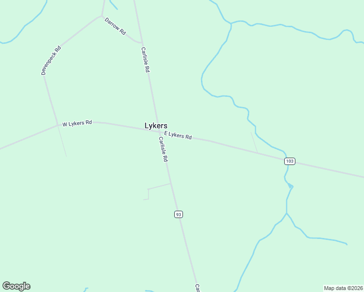 map of restaurants, bars, coffee shops, grocery stores, and more near 676 East Lykers Road in Sprakers