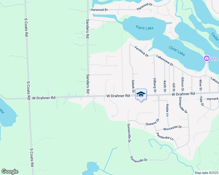 map of restaurants, bars, coffee shops, grocery stores, and more near 945 Penny Lane in Oakland County