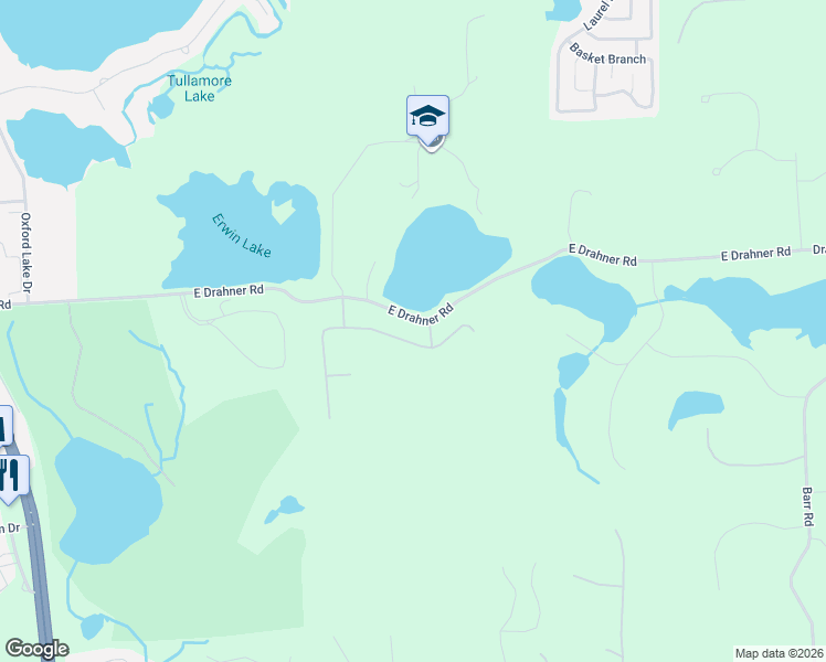 map of restaurants, bars, coffee shops, grocery stores, and more near 841 East Drahner Road in Oakland County