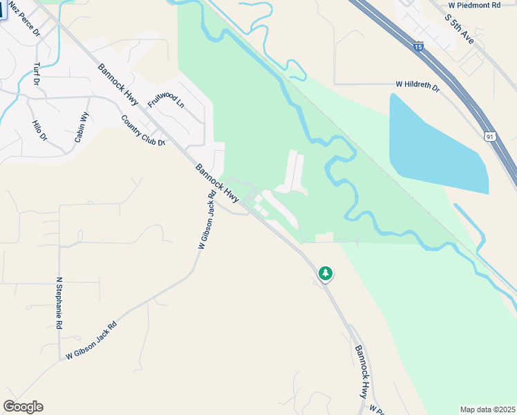 map of restaurants, bars, coffee shops, grocery stores, and more near 6740 Smile Lane in Pocatello