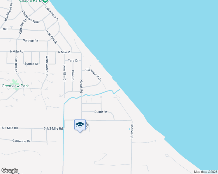 map of restaurants, bars, coffee shops, grocery stores, and more near 1710 Heather Lane in Racine