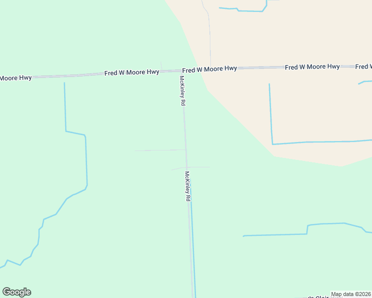 map of restaurants, bars, coffee shops, grocery stores, and more near 3181 McKinley Road in China Township
