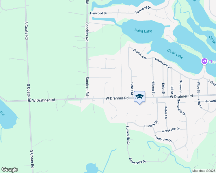 map of restaurants, bars, coffee shops, grocery stores, and more near 945 Penny Lane in Oakland County
