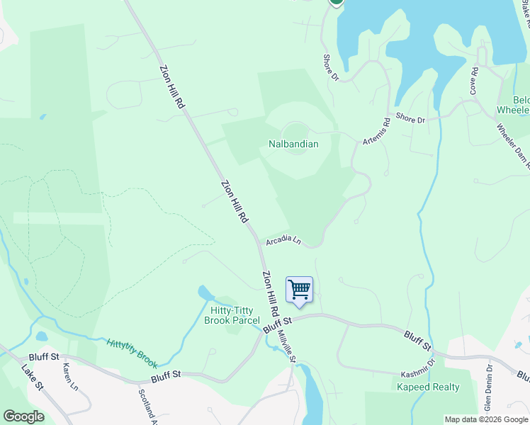 map of restaurants, bars, coffee shops, grocery stores, and more near 28 Zion Hill Road in Salem
