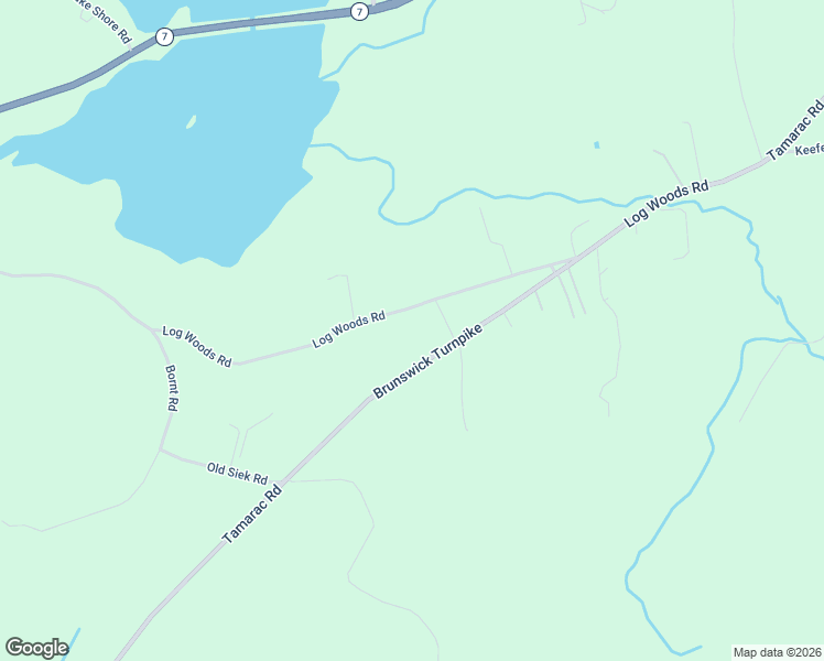 map of restaurants, bars, coffee shops, grocery stores, and more near 77 Log Woods Road in Troy