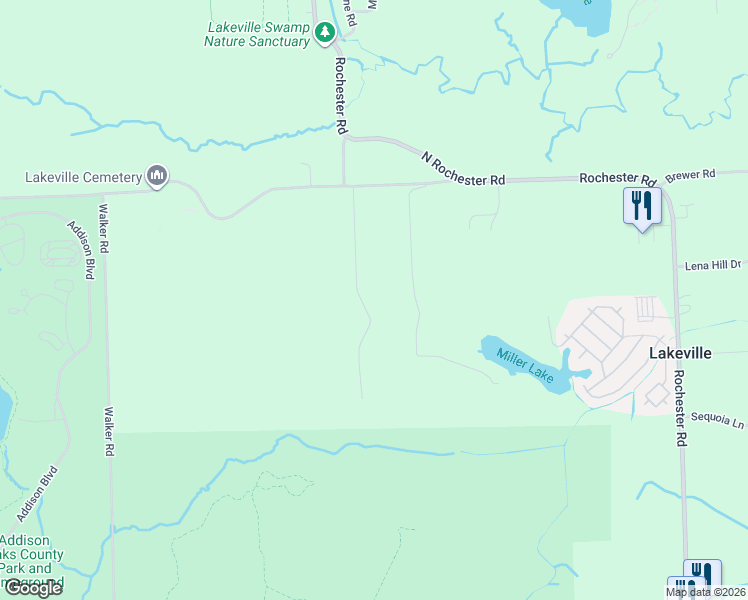 map of restaurants, bars, coffee shops, grocery stores, and more near 794 Knights Bridge in Leonard