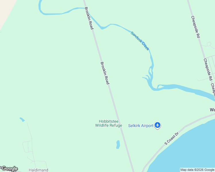 map of restaurants, bars, coffee shops, grocery stores, and more near 177 Brooklin Road in Hagersville