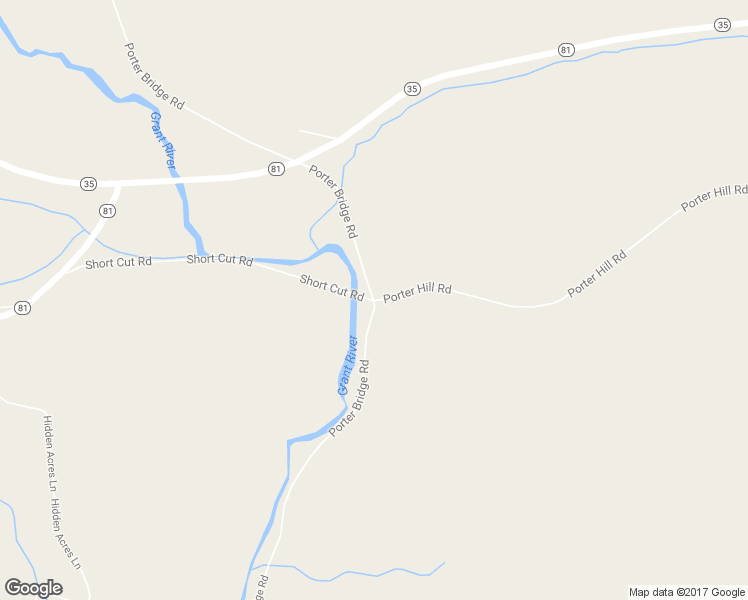 map of restaurants, bars, coffee shops, grocery stores, and more near 8098 Porter Bridge Road in Bloomington