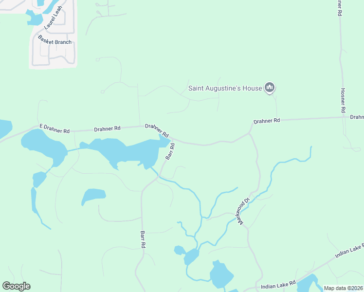 map of restaurants, bars, coffee shops, grocery stores, and more near 3805 Drahner Road in Oakland County