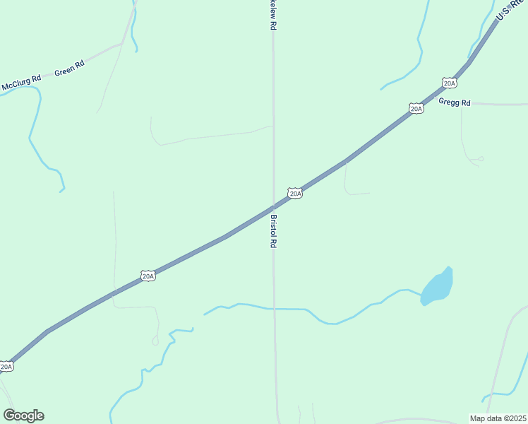 map of restaurants, bars, coffee shops, grocery stores, and more near 4400 Bristol Road in Bloomfield
