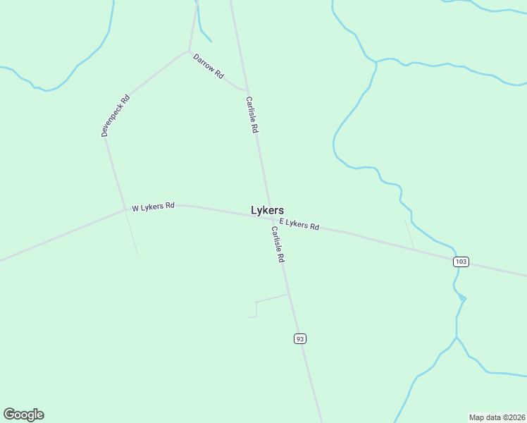 map of restaurants, bars, coffee shops, grocery stores, and more near in Lykers