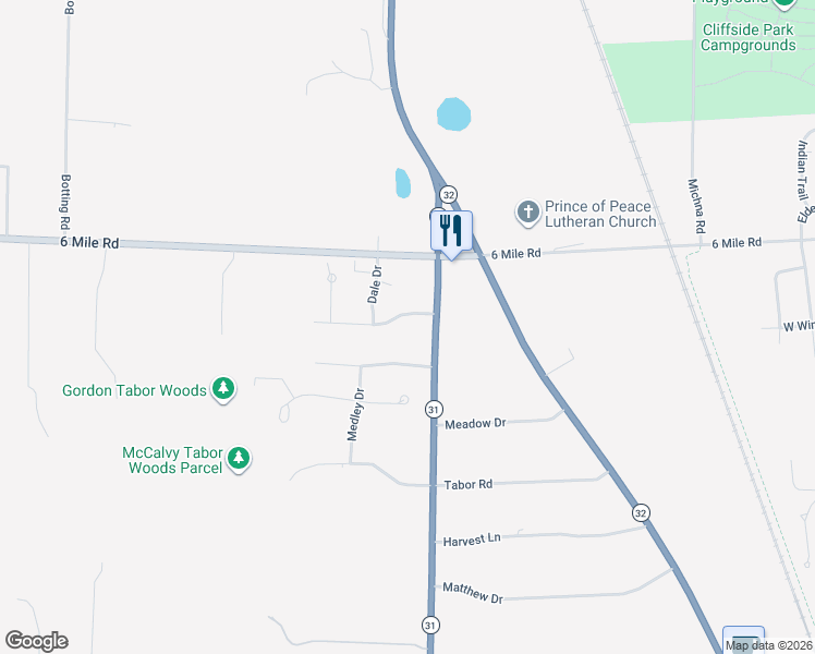 map of restaurants, bars, coffee shops, grocery stores, and more near 4731 Kingdom Court in Racine