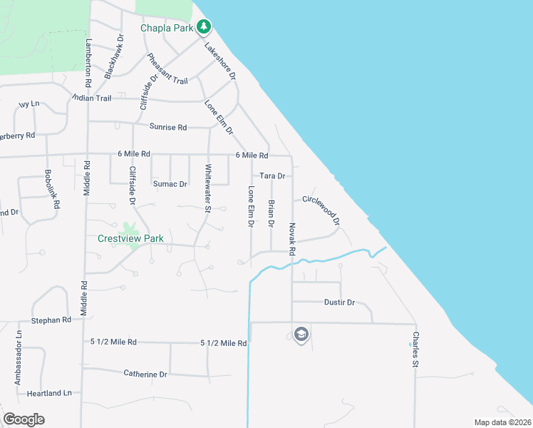map of restaurants, bars, coffee shops, grocery stores, and more near 6819 Lone Elm Drive in Racine