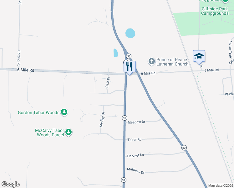 map of restaurants, bars, coffee shops, grocery stores, and more near 4731 Kingdom Court in Racine