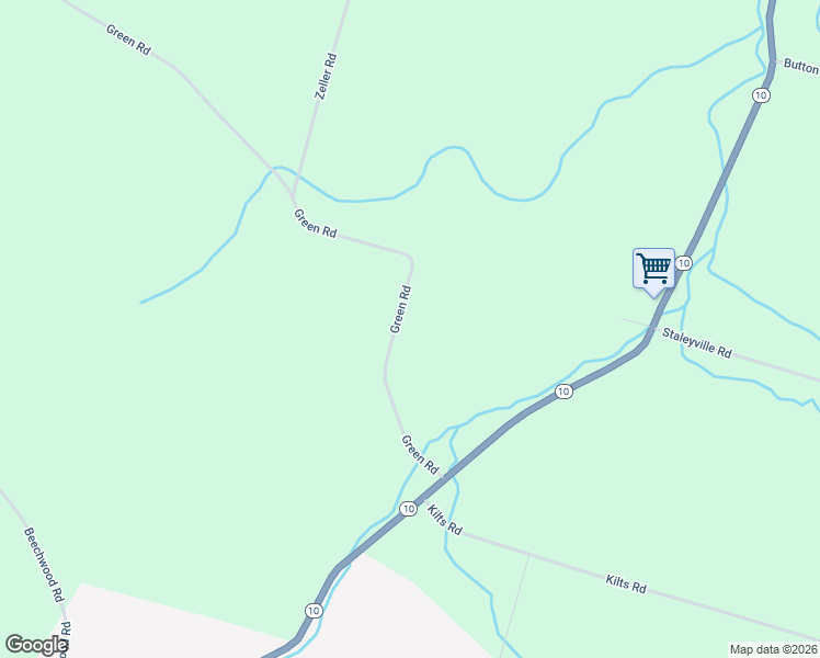 map of restaurants, bars, coffee shops, grocery stores, and more near 367 Green Road in Sharon Springs