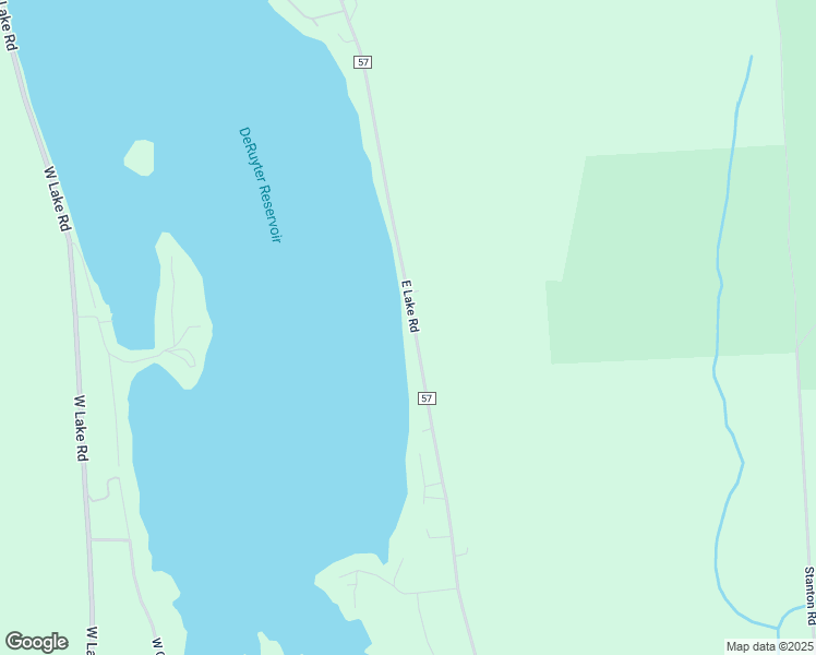 map of restaurants, bars, coffee shops, grocery stores, and more near 183 East Lake Road in DeRuyter