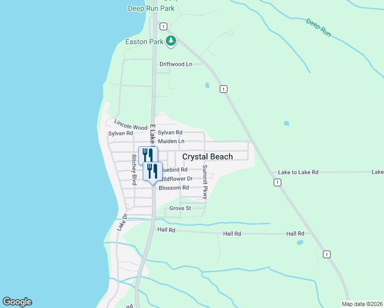 map of restaurants, bars, coffee shops, grocery stores, and more near 4532 Greenbriar Drive in Canandaigua