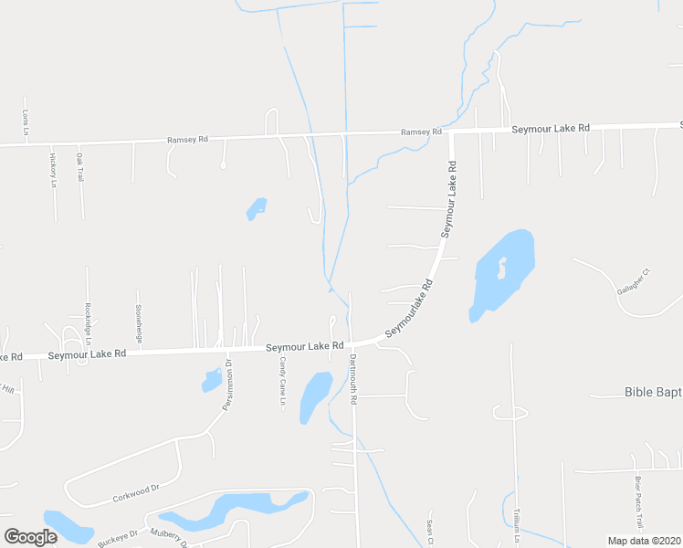 map of restaurants, bars, coffee shops, grocery stores, and more near 4885 Seymour Lake Road in Brandon Township