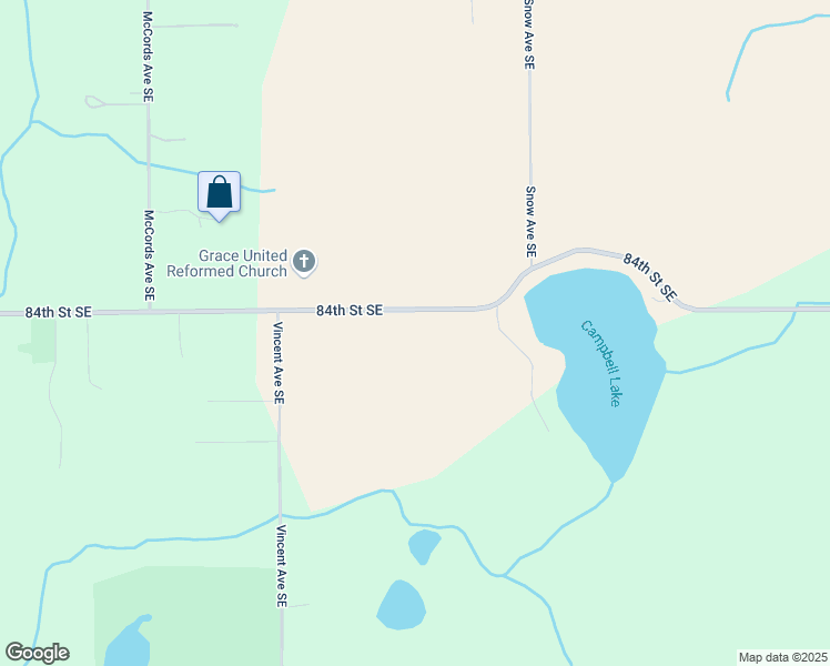 map of restaurants, bars, coffee shops, grocery stores, and more near 9434 84th Street Southeast in Alto