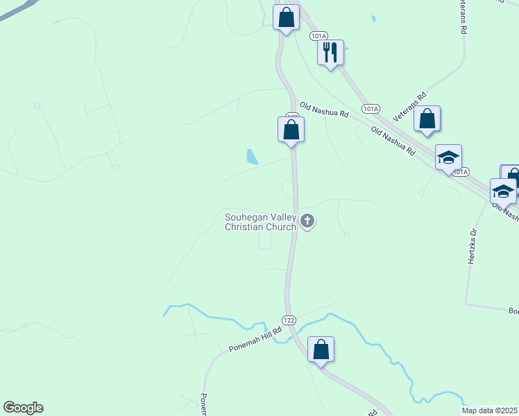 map of restaurants, bars, coffee shops, grocery stores, and more near 137 Hollis Road in Amherst