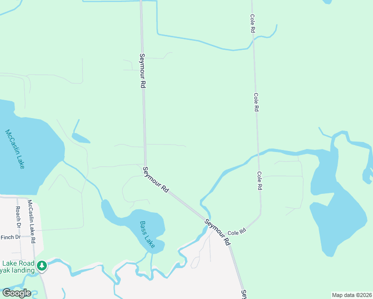 map of restaurants, bars, coffee shops, grocery stores, and more near 14463 Seymour Road in Linden