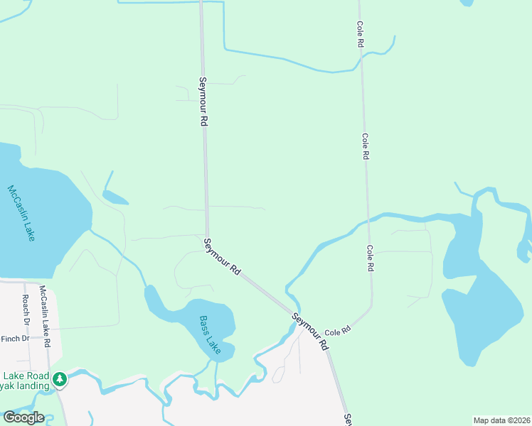 map of restaurants, bars, coffee shops, grocery stores, and more near 14463 Seymour Road in Linden