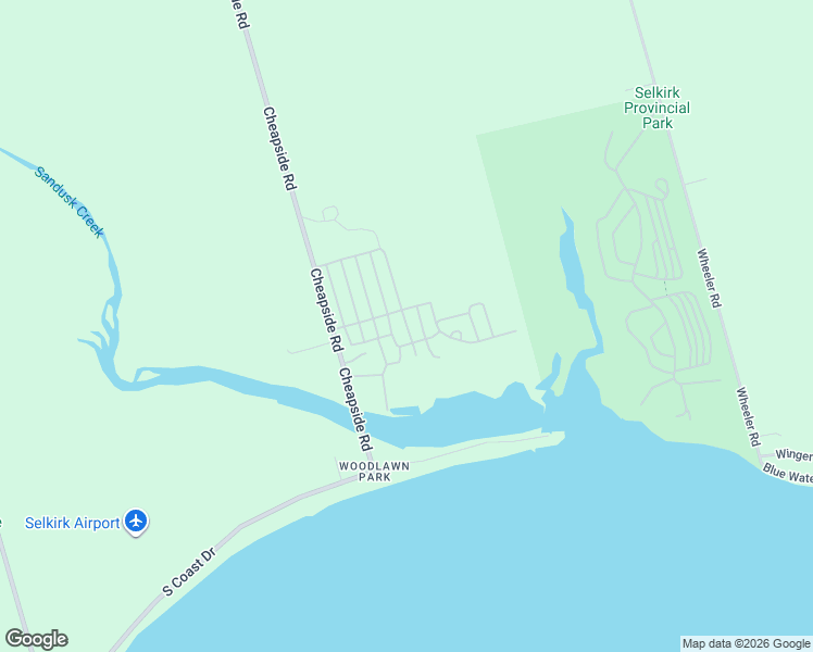 map of restaurants, bars, coffee shops, grocery stores, and more near Chucklewood Crescent in Haldimand County