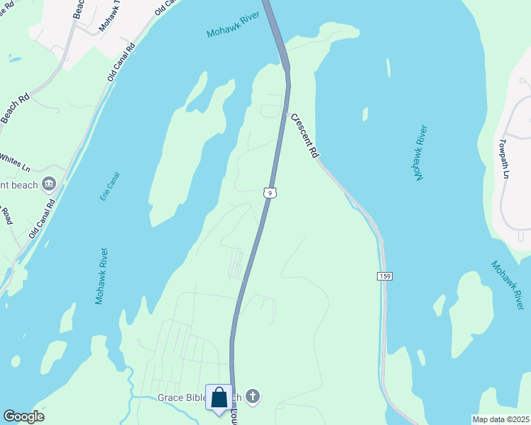 map of restaurants, bars, coffee shops, grocery stores, and more near 1313 Loudon Road in Cohoes