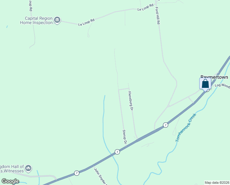 map of restaurants, bars, coffee shops, grocery stores, and more near 3 Kiel Street in Troy