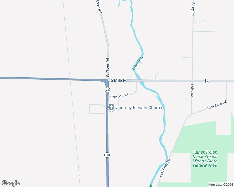 map of restaurants, bars, coffee shops, grocery stores, and more near 7534 Linwood Road in Racine