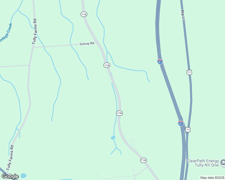 map of restaurants, bars, coffee shops, grocery stores, and more near 897 New York 11A in Tully