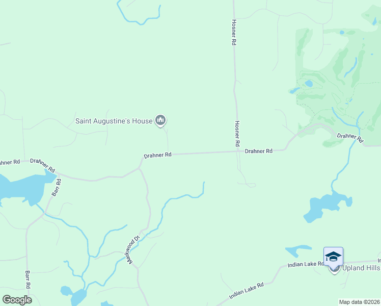 map of restaurants, bars, coffee shops, grocery stores, and more near 3253 Drahner Road in Oakland County