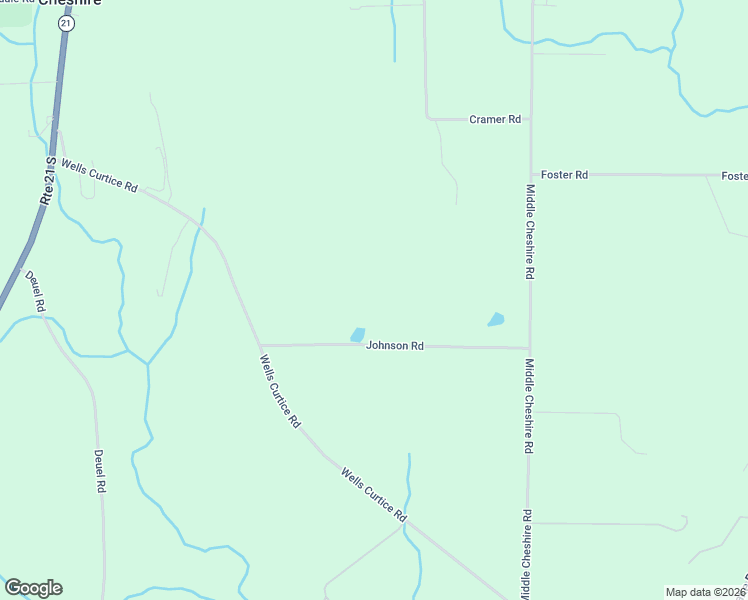 map of restaurants, bars, coffee shops, grocery stores, and more near 5468 Johnson Road in Canandaigua