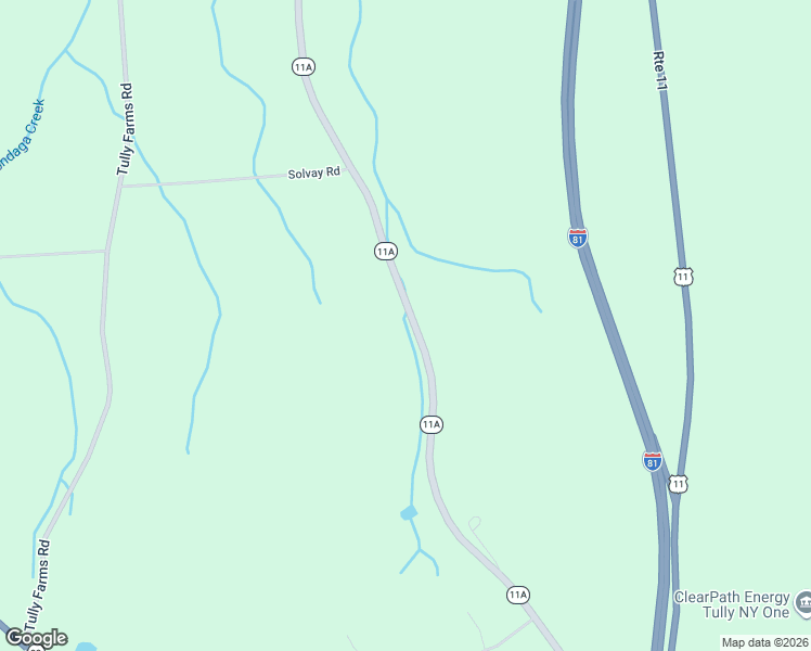 map of restaurants, bars, coffee shops, grocery stores, and more near 897 New York 11A in Tully