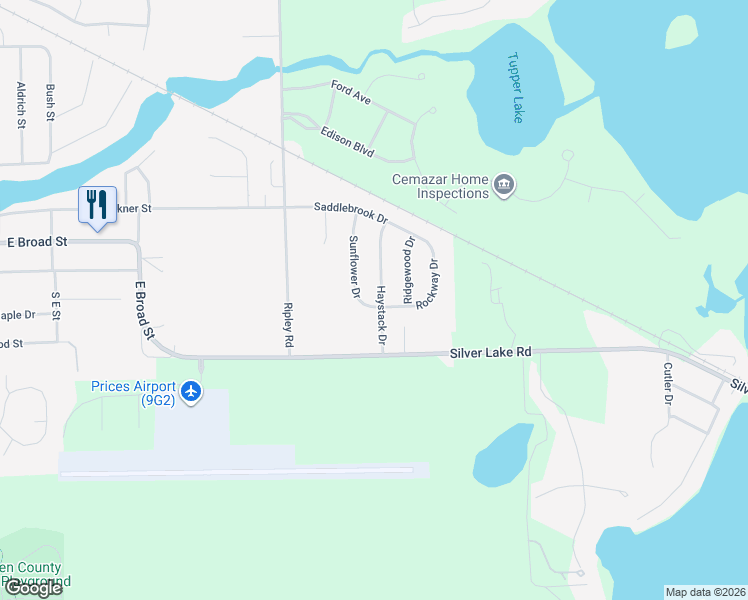 map of restaurants, bars, coffee shops, grocery stores, and more near 664 Haystack Drive in Linden