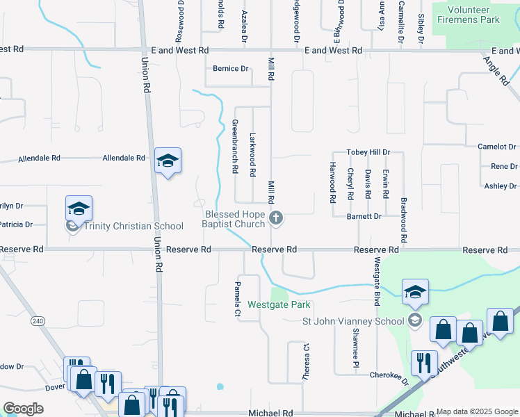 map of restaurants, bars, coffee shops, grocery stores, and more near 55 Cardinal Lane in Buffalo