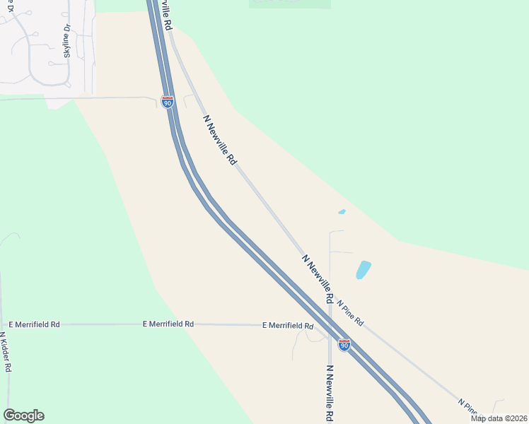 map of restaurants, bars, coffee shops, grocery stores, and more near 9617 North Newville Road in Edgerton