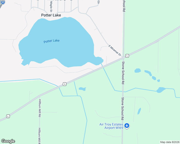 map of restaurants, bars, coffee shops, grocery stores, and more near W800 County Road L in East Troy