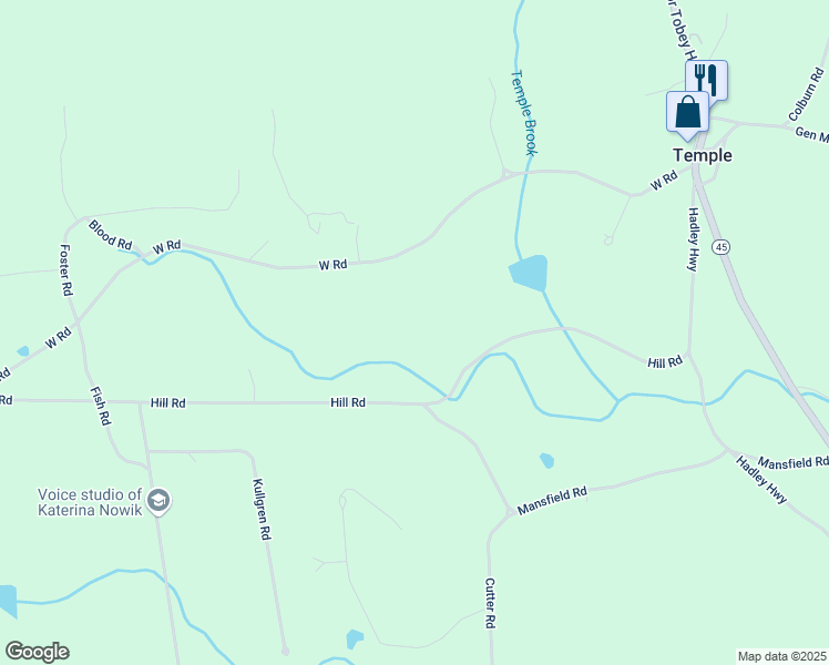 map of restaurants, bars, coffee shops, grocery stores, and more near in Temple