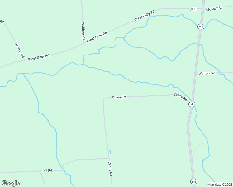 map of restaurants, bars, coffee shops, grocery stores, and more near 3973 Chase Road in Union Springs